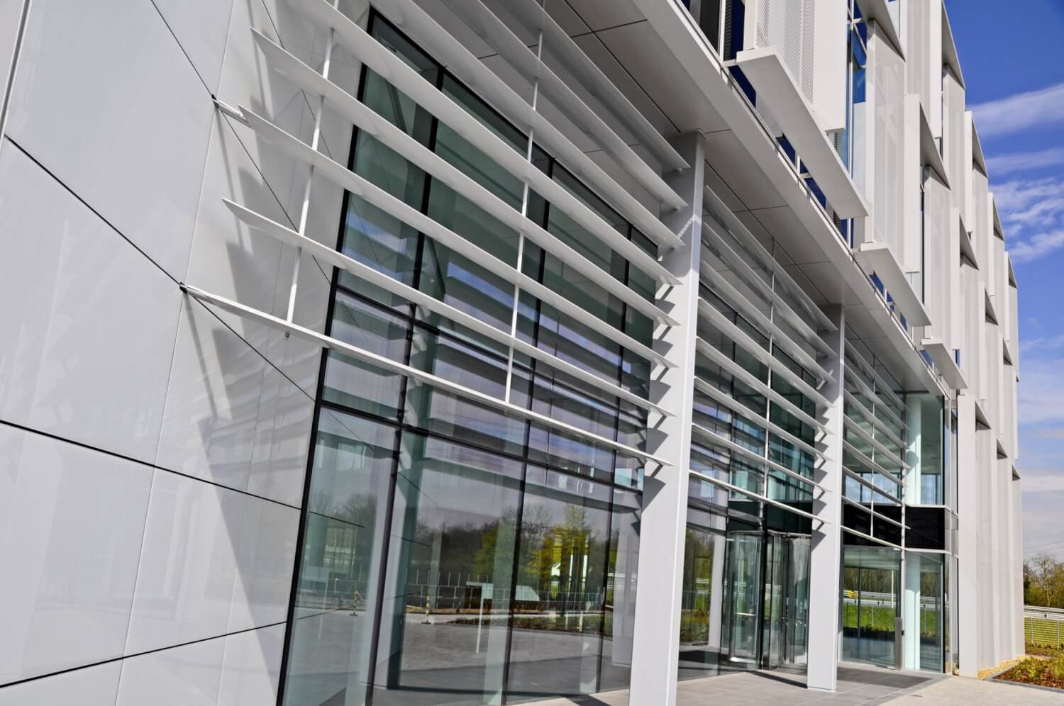 Aluminium Louvres installation