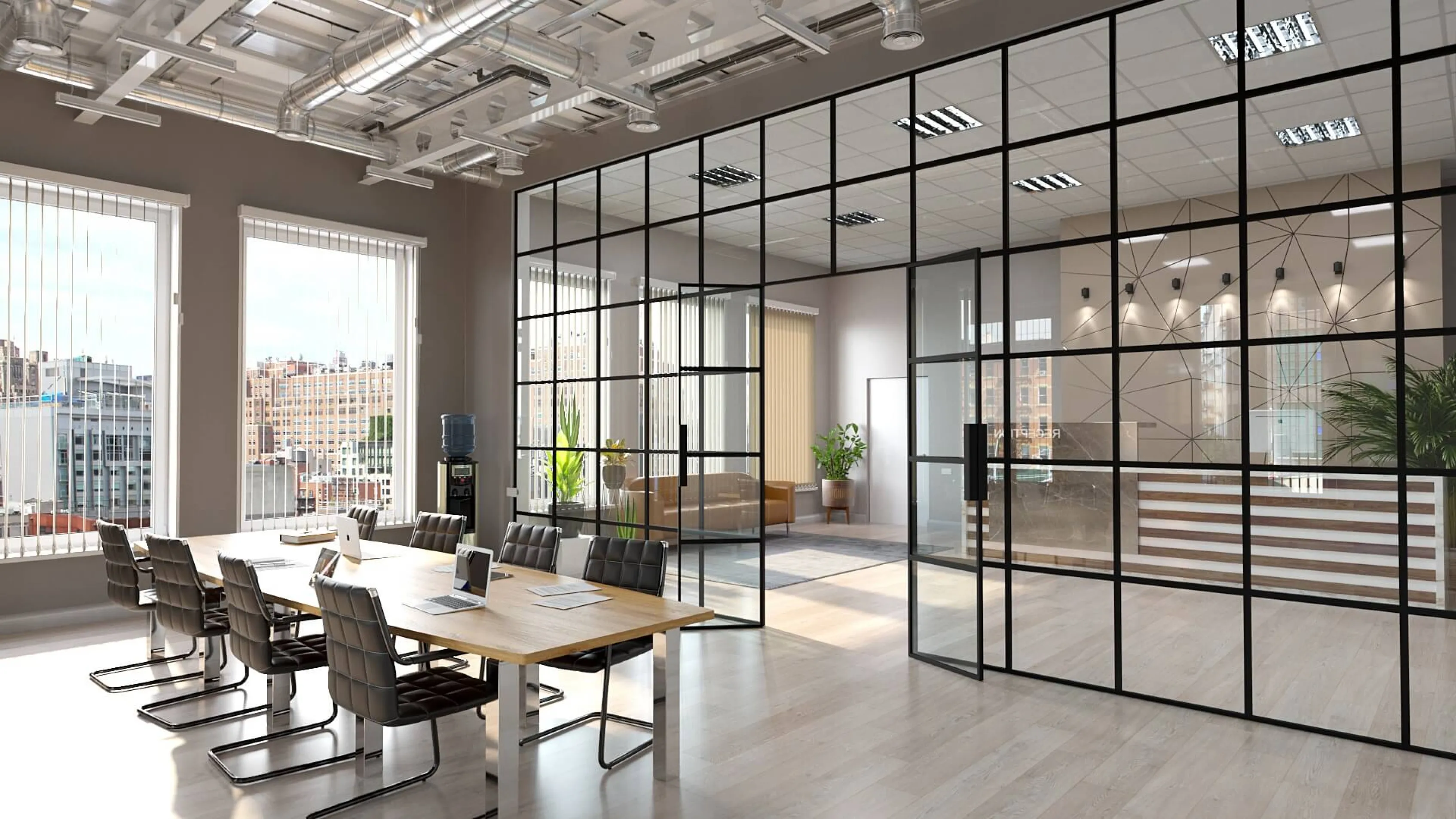 Office Glass Partitions project in Dubai